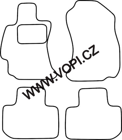 Autokoberce Subaru Forester 03/2013 - Carfit (4429)